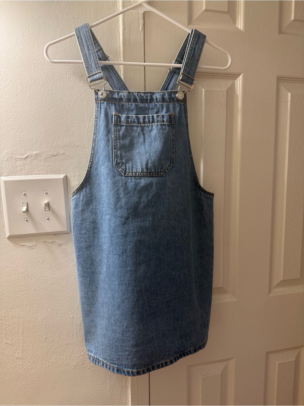 Forever 21 Light Blue Denim Overall Dress